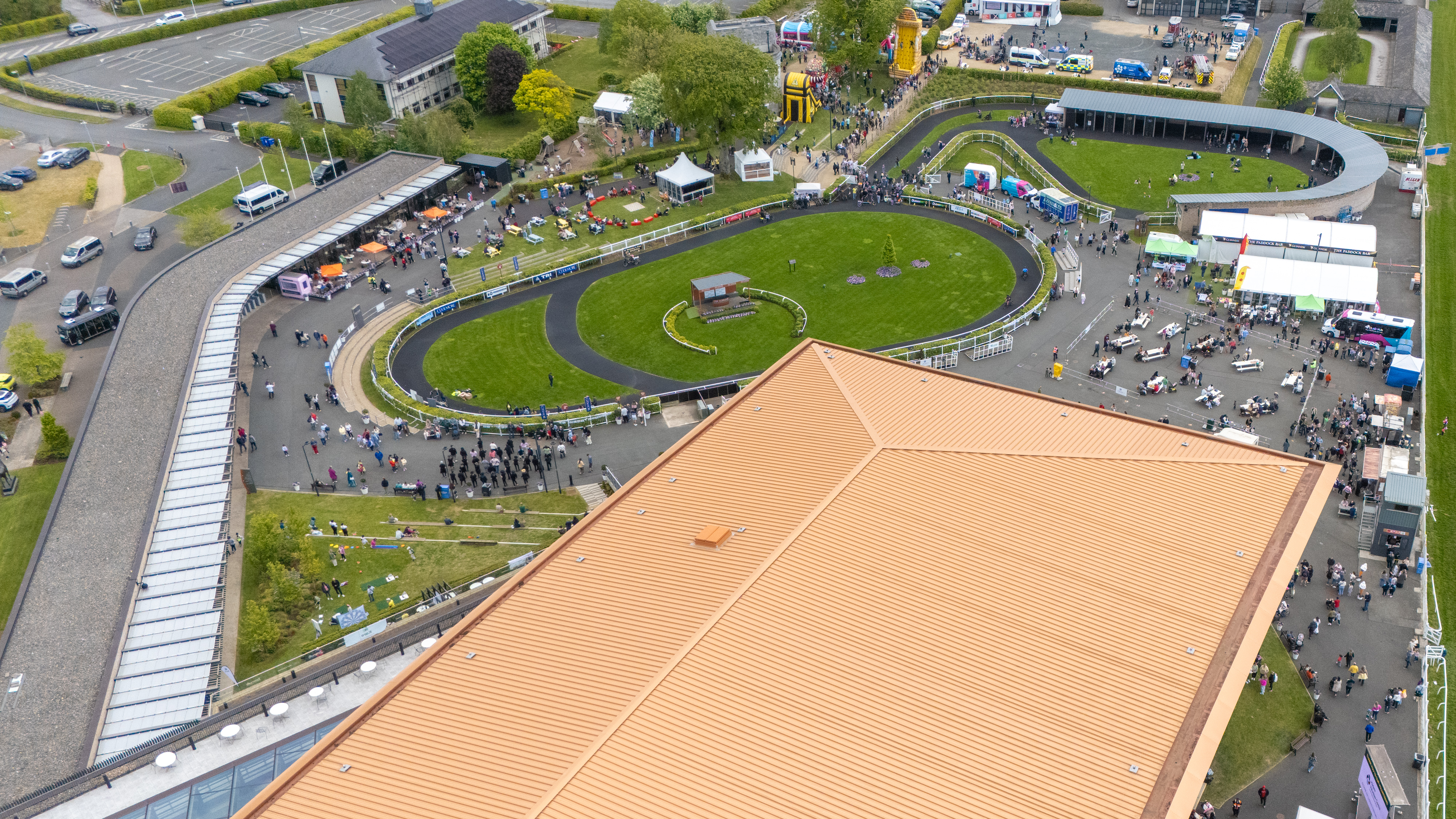 Birds eye view of Inclusivity festival 2026. 